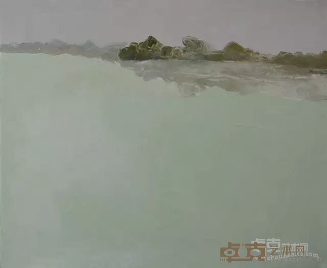 韩江–行云流水  布面油画   50cm×60cm  2016年