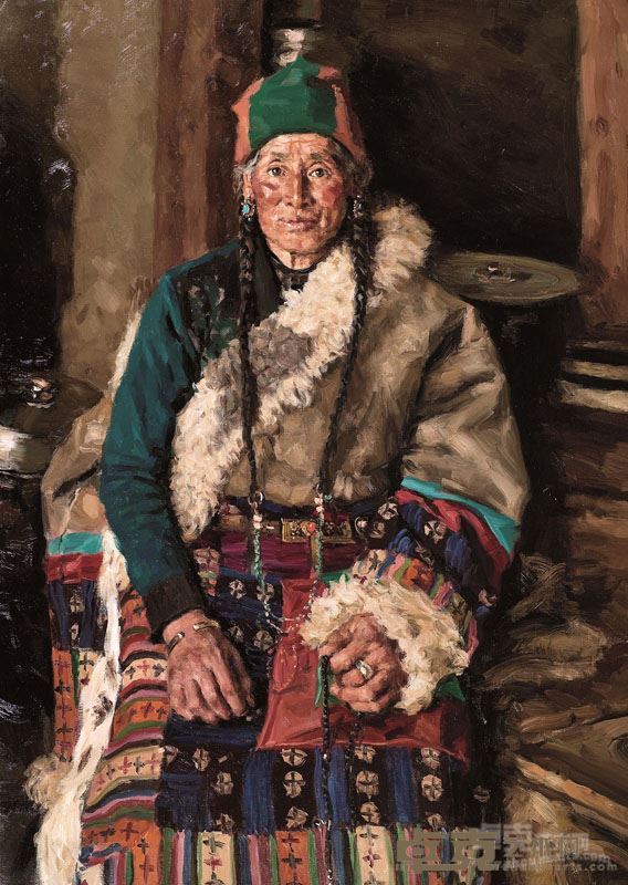 杨飞云  冬日盛装 130x95cm
