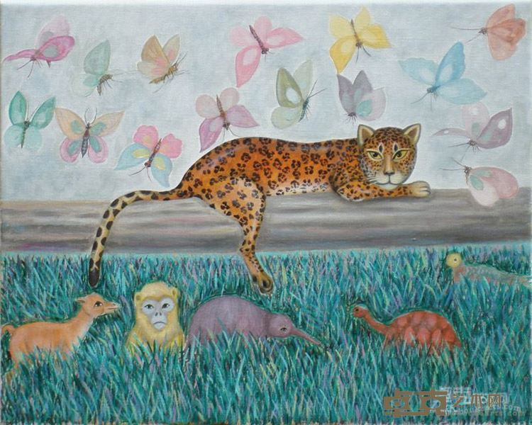 《美洲豹2016》50x40cm布面油彩2016
