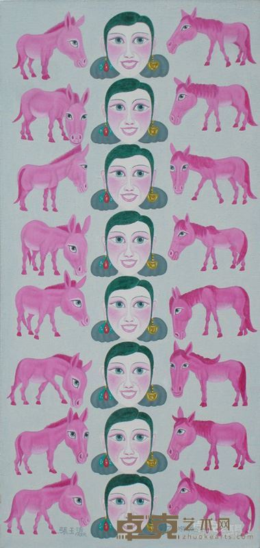 布面油画《2010-24》（38x78cm）2010