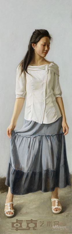 邱磊《小庄》170×60cm 2015