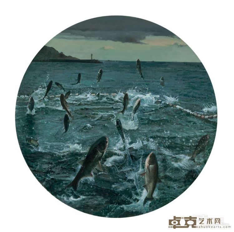 潘庆忠《鱼》系列之十八60cm 2016年