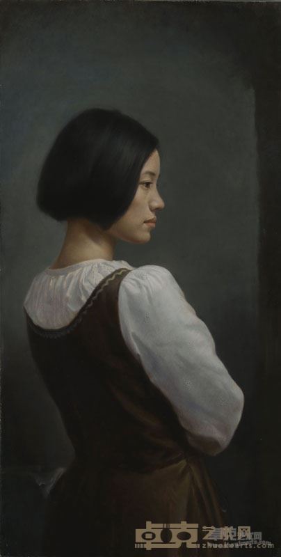 郭凯亮《福建女孩-相思成语 》50×100cm  2014
