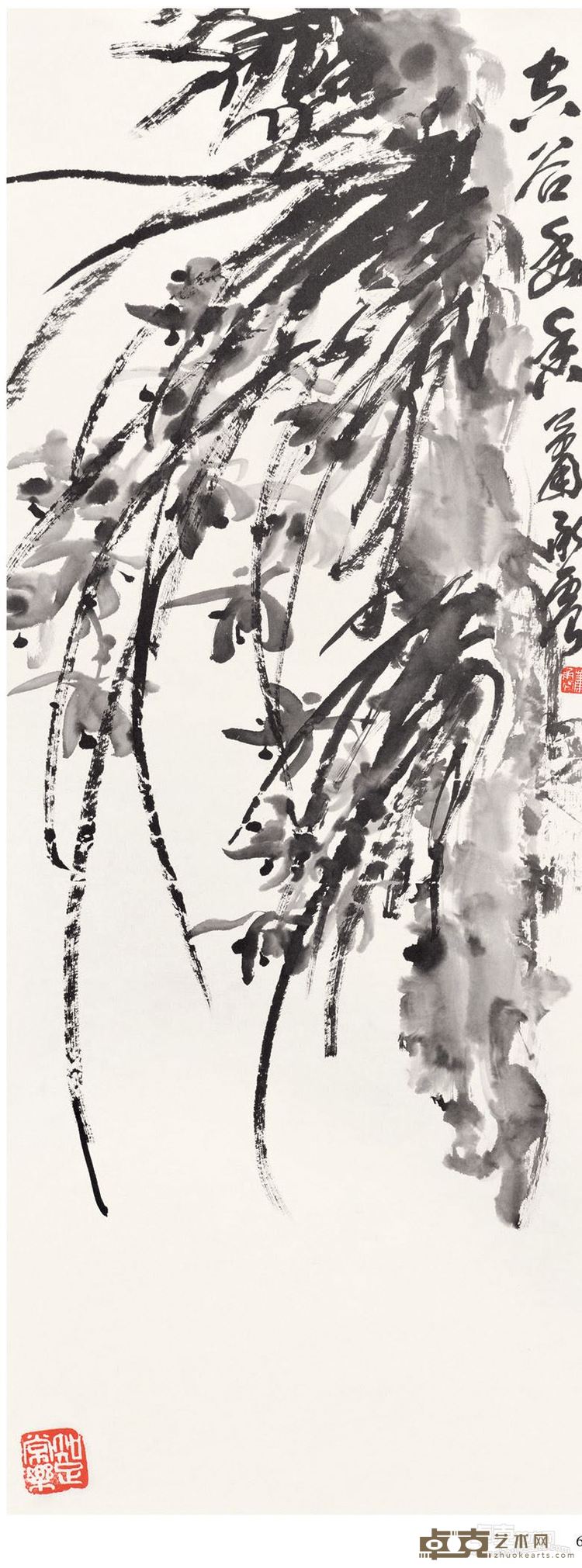 空谷幽香 100×34cm
