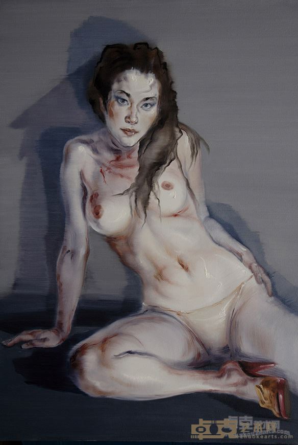 魅影，布面油画，130x90cm, 符曦，2013