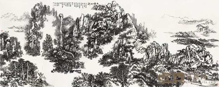 三清山记 248cm×630cm   2016年
