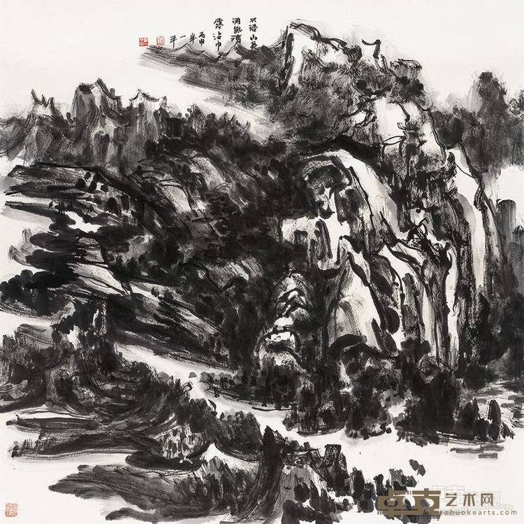 气清露沾巾 124cm×124cm   2016年