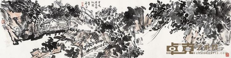 常爱园林深似隐 35cm×137cm   2016年