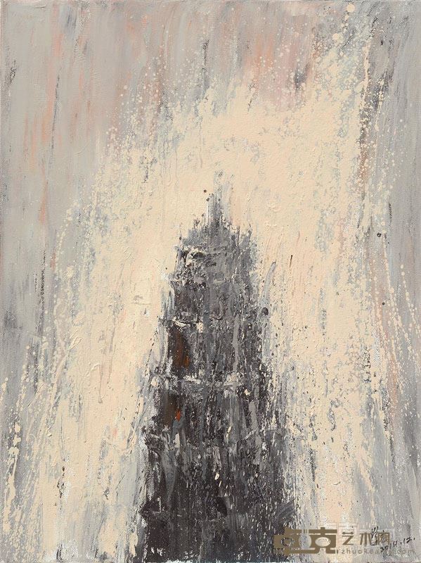 失重-32 布面油画 80×60cm 2014
