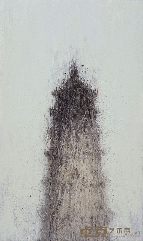塔-04 布面油画 150×90cm 2014