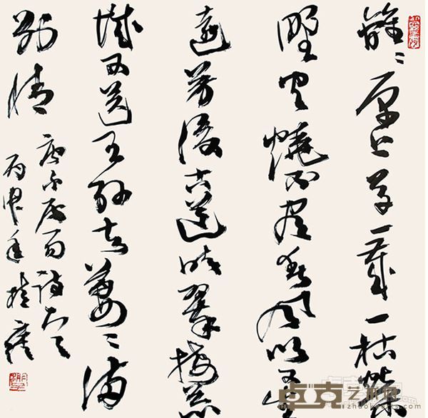 南国寻梦 十 《白居易·赋得古原草送别》 50×50cm
