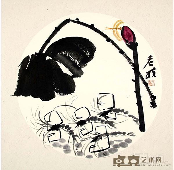 南国寻梦 《国画小品之九》 50×50cm