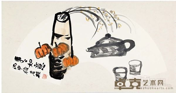 南国寻梦  《国画小品之八》 33×66cm