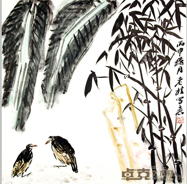 南国寻梦 《国画小品之一》 50×50cm