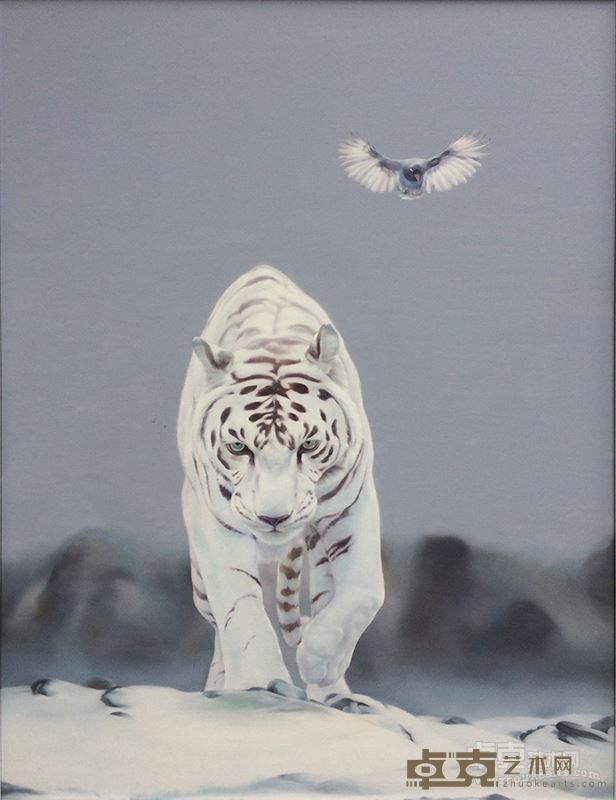 姚晓宝 《有情众生》系列-白夜 130cm 乘110cm 布面油画