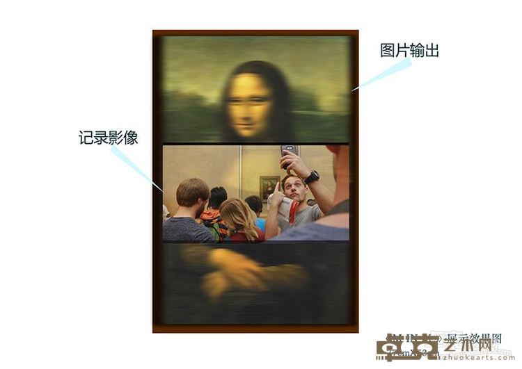 蒋旎《M IN M》展览效果77x53cm 2015