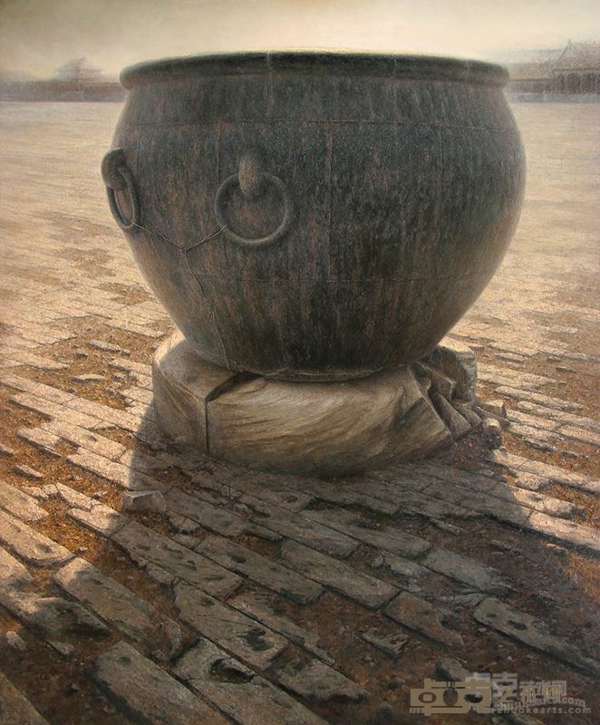 魏海彬-历史的记忆 布面油画 180×150cm,2012年