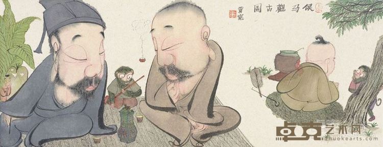 侯马观古图 30x78cm 2016年