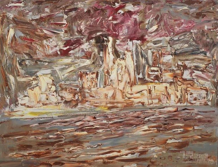浑河  布面油画  170x132cm 2012