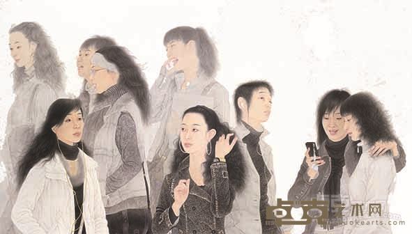 都市丽影 210cm×180cm  2006年