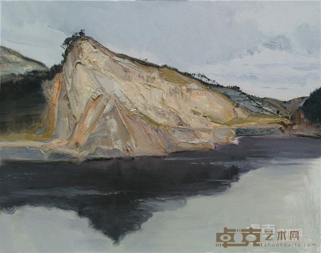 赖文 《 采石场2》 80 cm×100cm 布面油画 2016