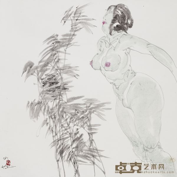 对开人体 69×69cm-1