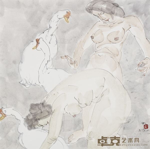 对开人体 69×69cm-5