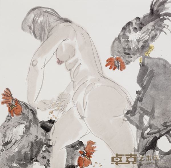 对开人体 69×69cm-10