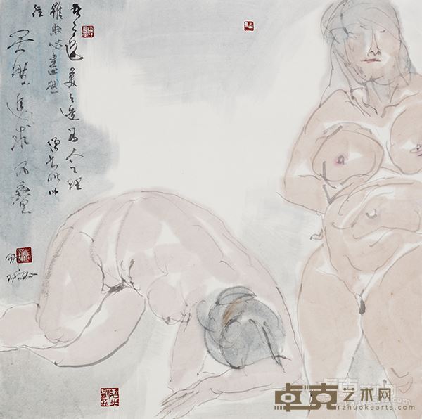对开人体 69×69cm-11