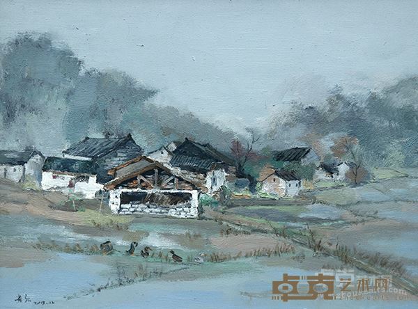 乡村冬韵