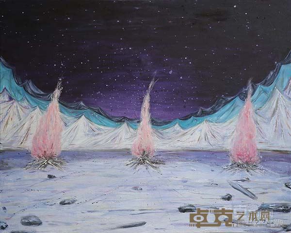 薛扬 停留 布面油画 120×150cm 2016年