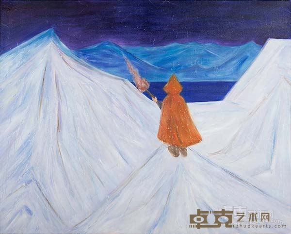 薛扬 冰之上 布面油画 120×150cm 2016年