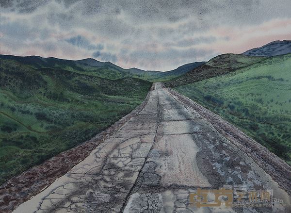 心景3 纸上水彩（55X75CM）2015