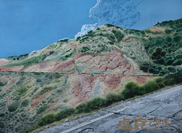心景2 纸上水彩（55X75CM）2015