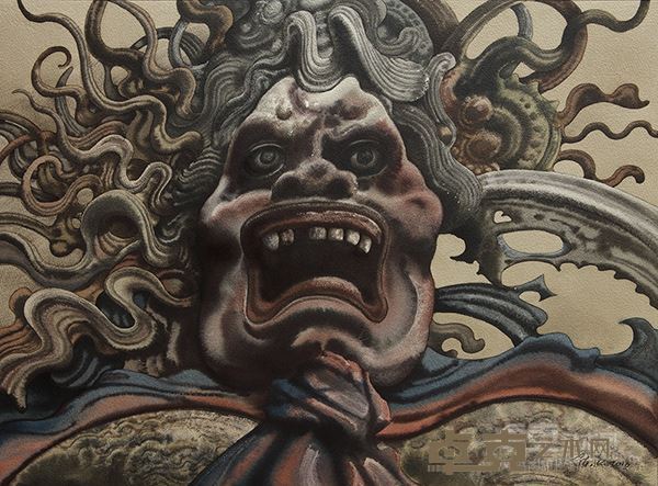寺魂4 纸上水彩（55X75CM）2016