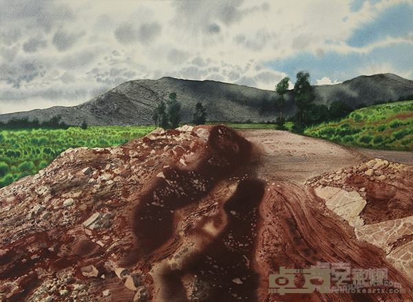 红土流云之6（55X75CM）2016