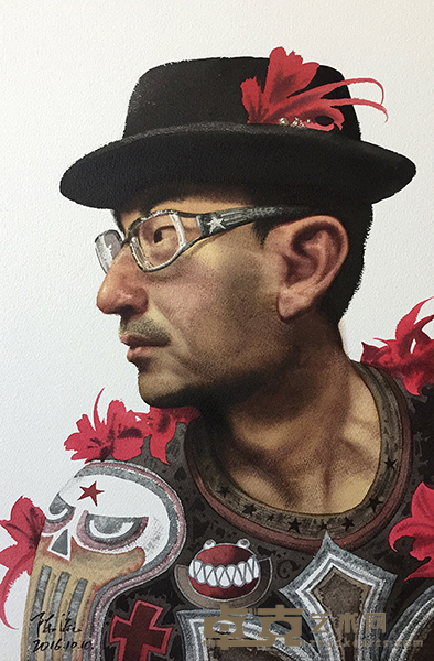新贵—9 纸上水彩 75X55cm 2016