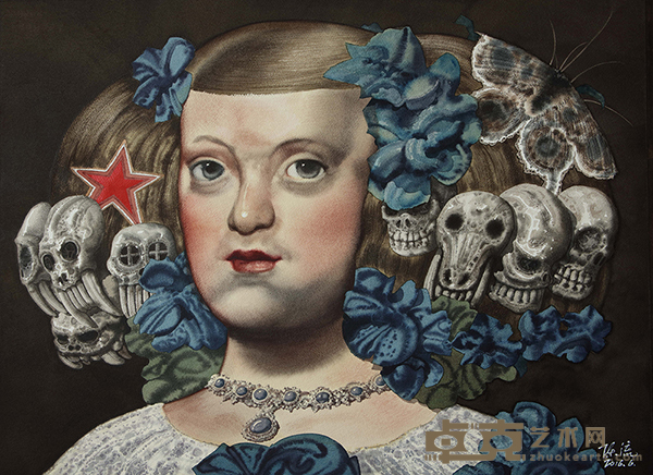新贵—8 纸上水彩 75X55cm 2016