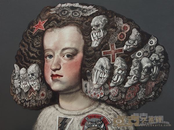 陈流《新贵系列》 纸上水彩（75X55）cm 2016