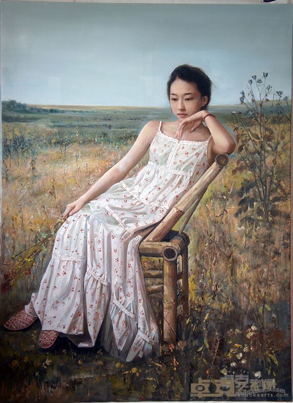 王欢作品《立秋》尺寸110.150com油画2013年