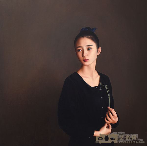 岳小清《远近之间》100x100cm布面油画2015