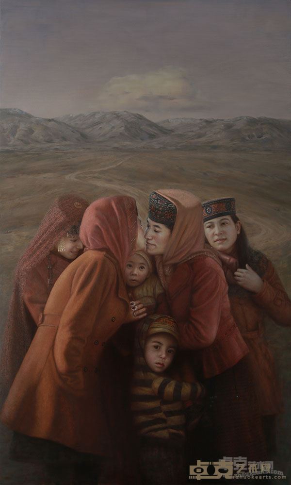 李华琪《有朋自远方来》120X200CM 布面油画 2014-2015