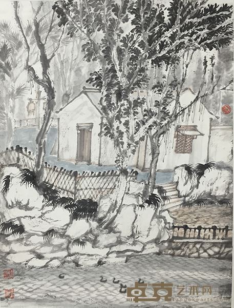 《水榭清泠》 45x35cm