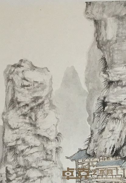 《慈岩云起》 69x45cm