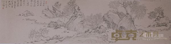 《闲云图》33cmx137cm