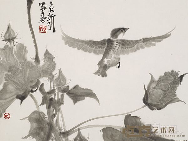 羽琳琅  35x47cm纸本水墨  2016年 (9)