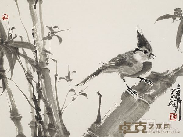 羽琳琅  35x47cm纸本水墨  2016年 (8)