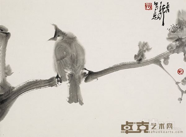 羽琳琅  35x47cm纸本水墨  2016年 (4)