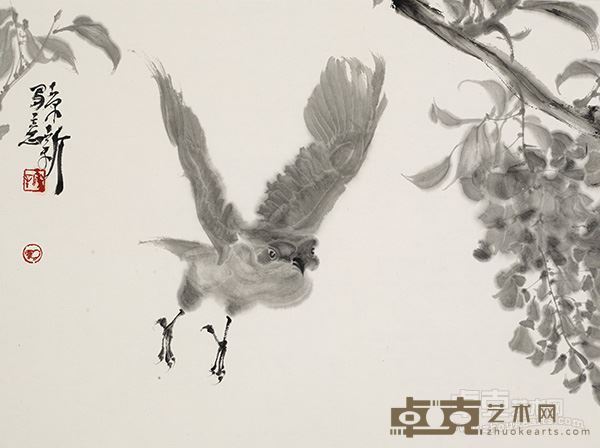 羽琳琅  35x47cm纸本水墨  2016年 (3)