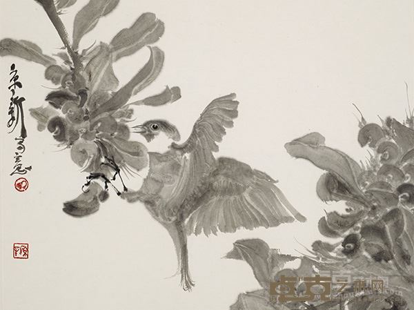 羽琳琅  35x47cm  纸本水墨  2016年